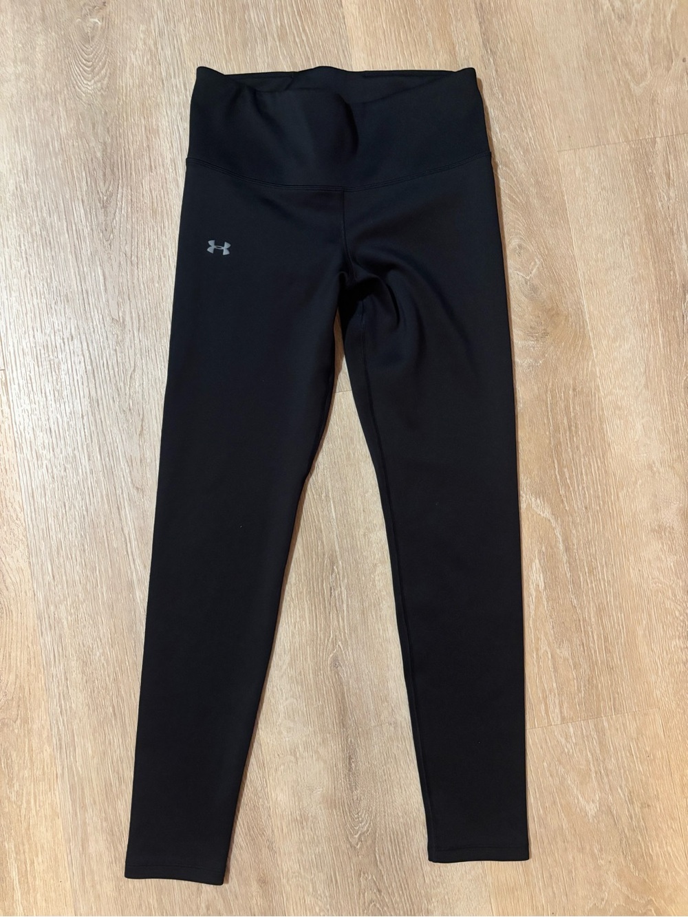 UA Black High-Waist Kids Leggings